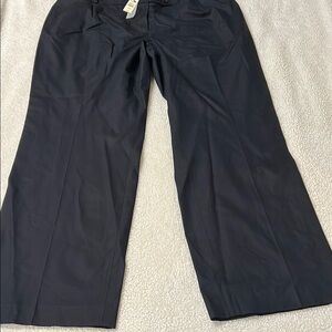 Talbots Navy Boot Cut Pants Design / Size: 20W